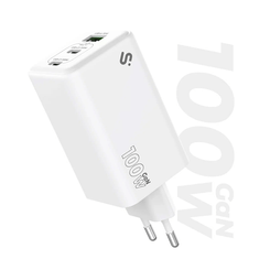 SUBBLIM CARGADOR GAN 100W CHARGER USB C+C+A