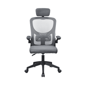 SILLA ERGONOMICA MARS GAMING MGCERGOPLUS GRIS MALLA TRANSPIRABLE REPOSACABEZAS Y REPOSABRAZOS