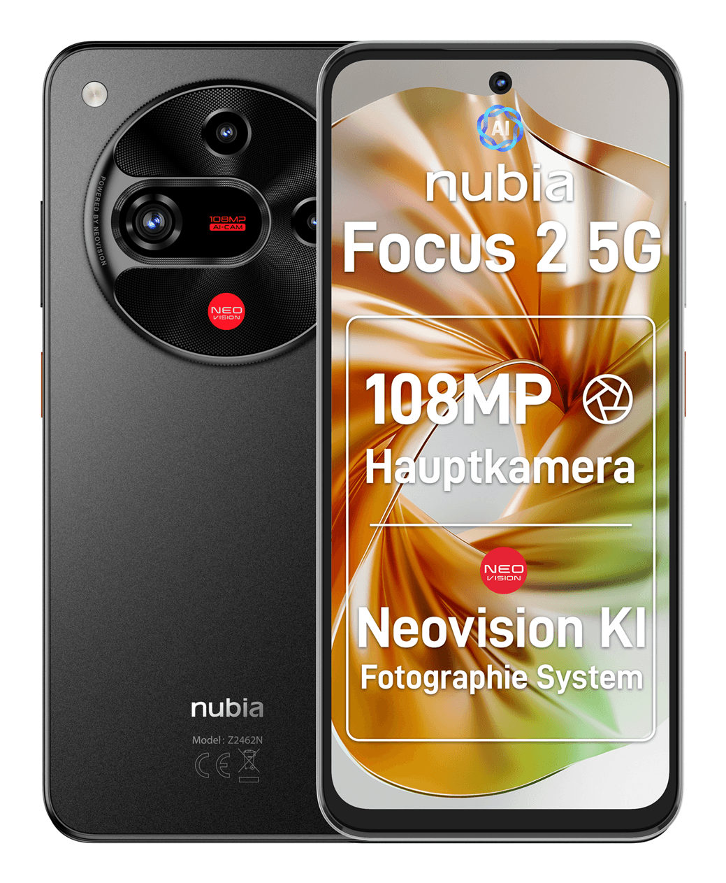 ZTE Focus 2 5G 6.7" 5G 8GB/256GB Negro