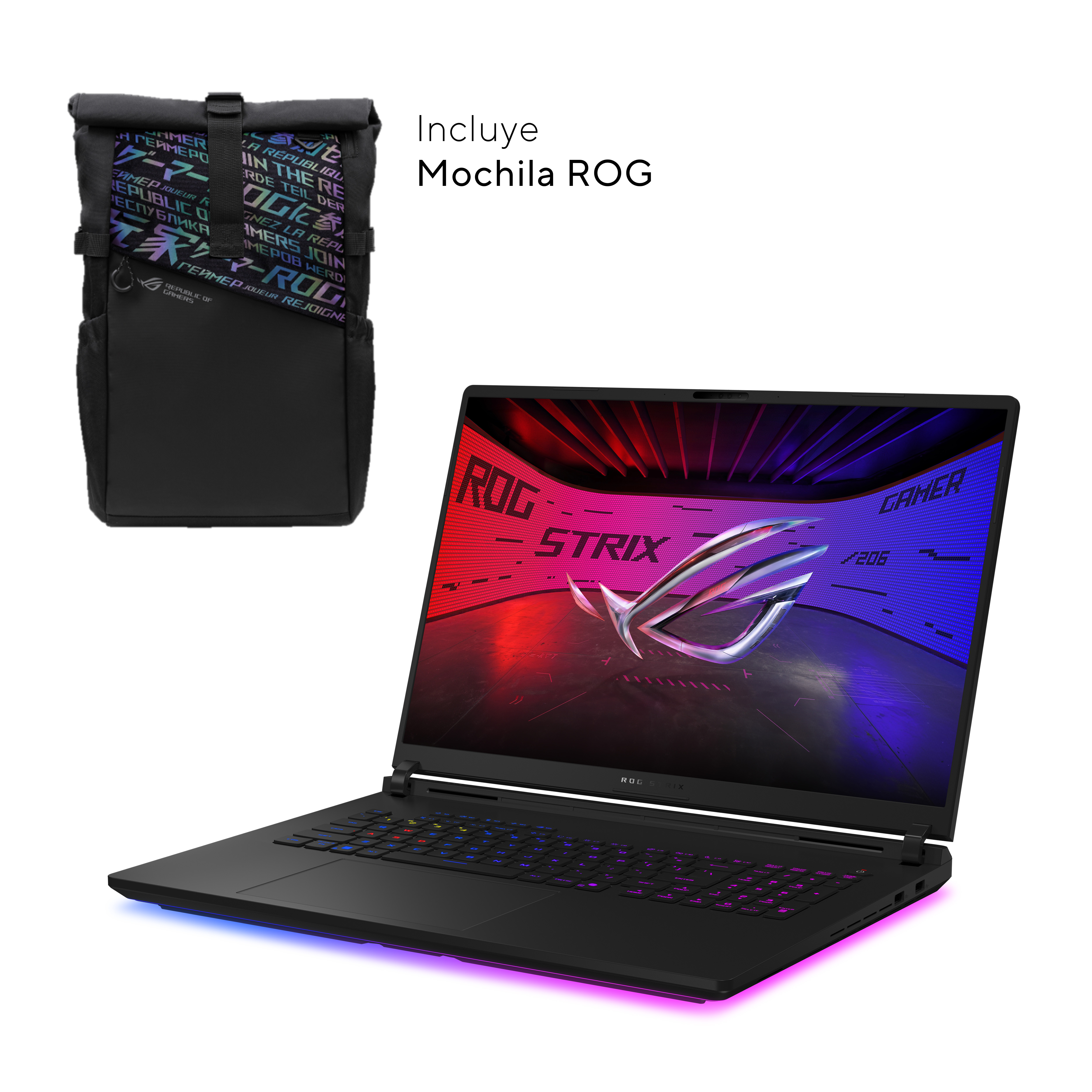 PORTATIL ASUS ROG STRIX G835LX-SA046W U9 275HX 64GB 4TB RTX5090 18"WQXGA W11H