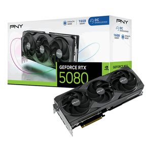 TARJETA-GRAFICA-PNY-NVIDIA-RTX-5080-TRIPLE-FAN-OC-|-16GB-GDDR7-|-DLSS-4