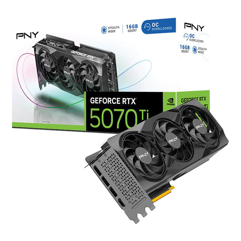 PNY GeForce RTX 5070 Ti 16GB Triple Fan OC