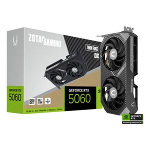 Tarjeta Gráfica ZOTAC GeForce RTX 5060 8GB GDDR7 Negro