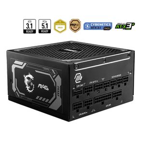 Fuente-Alimentacion-1000W-MSI--MAG-A1000GL-PCIE5-80-PLUS-Gold-Fully-Modular-Negro