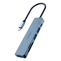 Coolbox MINIDOCK C61 USB-C PD/2USB-A/SD/MSD/HDMI4K