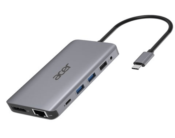 12IN1 USB TYPE C TO 2X HDMI 1X VGA/1X RJ-45/2X USB SILV ER