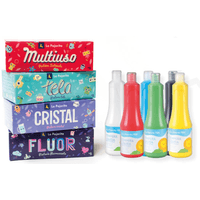 Miniatura 1 de KIT PINTURA FLUORESCENTE 6 COLORES SURTIDOS LA PAJARITA 119397