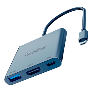 Coolbox-MINIDOCK-C31-USB-C-1PD100W-1USB-A-1HDMI-4K