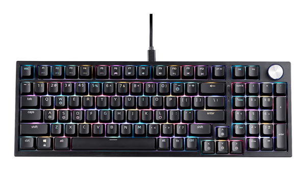 TECLADO GAMING XPG SORCERER RGB USB-C BK ES