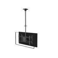Miniatura 5 de SOPORTE PANTALLA PROFESIONAL DE TECHO EQUIP 2 PANTALLAS  32"-65" INCLINABLE MAX. 50KGS
