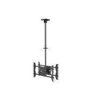Miniatura 6 de SOPORTE PANTALLA PROFESIONAL DE TECHO EQUIP 2 PANTALLAS  32"-65" INCLINABLE MAX. 50KGS