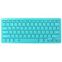 Miniatura 2 de TECLADO WIRELESS TURQUESA SILVER HT