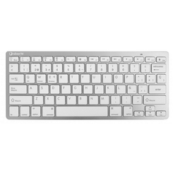 TECLADO WIRELESS BLANCO SILVER HT