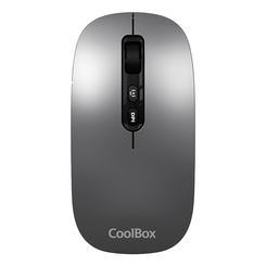 RATON COOLBOX W02-IA 1.600DPI INALAMBRICO GRIS