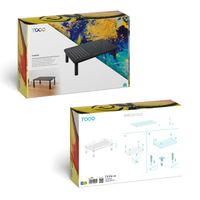 Miniatura 2 de Tooq TQMR086 Soporte elevador monitores Negro