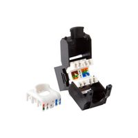 Miniatura 3 de KIT 8 UDS CONECTOR HEMBRA RJ45 UTP CAT6A PANEL KEYSTONE TOOL FREE REF- 769226