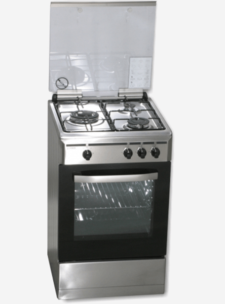COCINA DE GAS ROMMER VCH-356 X FG INOX BUT 3 ZONAS COCCION INOX GB