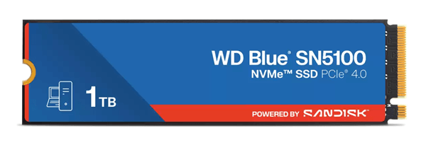 WESTERN DIGITAL WD Blue SN5100 SSD 1000GB M.2 7100MB/s PCI Express 4.0 NVMe