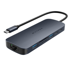 HyperDrive EcoSmart  Gen.2 Dual HDMI USB-C  11-in-1 Hub w 140 W PD3.1 Pass-Thru - For MST enabled devices
