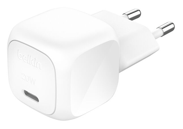 CARGADOR DE PARED BELKIN WCA009KQWH BOOST CHARGE USB-C 20W BLANCO
