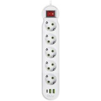 Miniatura 3 de REGLETA DCU 5 TOMAS + 3 PUERTOS USB 10.5W