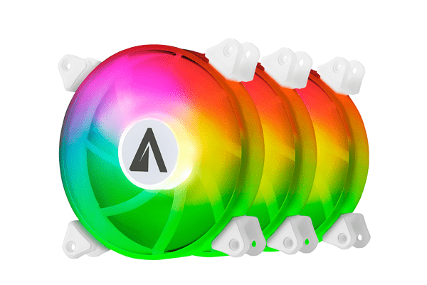 ventilador rgb abysm arclight argb kit 3 en 1