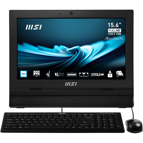 ALL IN ONE MSI PRO AP162T-007XES INTEL N100 / 4GB/ 256 GB SSD/ 15.6" / FREEDOS