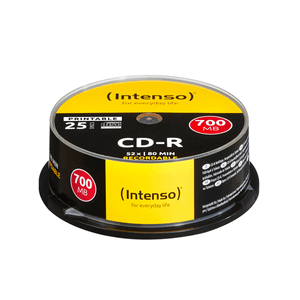 Intenso-CD-R-700MB-52x-Printable-Tarrina-25Uds