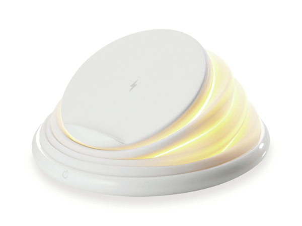 CARGADOR INHALAMBRICO CONCEPTRONIC GORGON02W QI 10W SOPORTE PLEGABLE DE SILICIO COLOR BLANCO