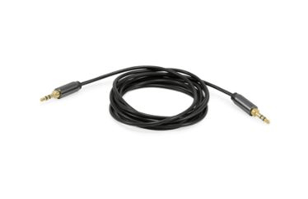 CABLE AUDIO MINI JACK 3.5MM MACHO A MINI JACK 3.5MM MACHO CARCASA METALICA ALTA CALIDAD 2.5M