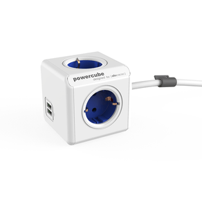 ADAPTADOR-Y-ENCHUFE-MULTIPLE-AZUL-4-TOMAS---2-USB-ALARGO-15M