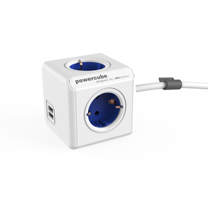 ADAPTADOR-Y-ENCHUFE-MULTIPLE-AZUL-4-TOMAS---2-USB-ALARGO-15M