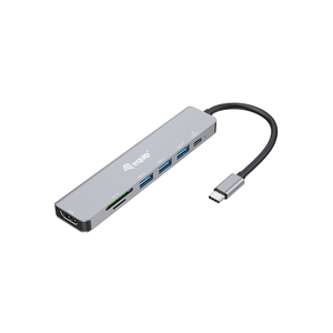 DOCKING-USB-C-EQUIP-133494-A-1xHDMI-4K-3xUSB-A-3.2-5Gbps-1xLECTOR-DE-TARJETAS-1xUSB-C-PD-100W