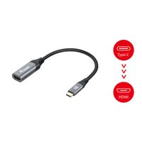 Miniatura 5 de CABLE ADAPTADOR USB-C MACHO A HDMI 2.1 8K  0,15M EQUIP