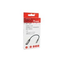Miniatura 6 de CABLE ADAPTADOR USB-C MACHO A HDMI 2.1 8K  0,15M EQUIP
