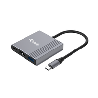 Miniatura 1 de ADAPTADOR USB-C 3IN1  HDMI 4K  USB-A  USB-C PD 100W