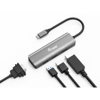 Miniatura 5 de DOCKING USB-C EQUIP 133485 A 1xHDMI 4K 1xDISPLAYPORT 4K 1xVGA 1xUSB-A 2.0