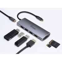 Miniatura 4 de ADAPTADOR USB-C 7IN1 HDMI 4K HUB USB-C CARGA 100W USB 3.0 LECTOR TARJETAS SD SDMICRO