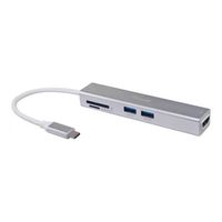 Miniatura 2 de ADAPTADOR USB-C 5EN1 EQUIP HDMI  3 PUERTOS USB 3.0  LECTOR DE TARJETAS