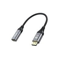 Miniatura 1 de CABLE ADAPTADOR DISPLAYPORT 1.4 A HDMI HEMBRA 8K 0,15CM EQUIP