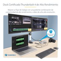 Miniatura 10 de Thunderbolt 4 Multi-Display Dock 7x USB