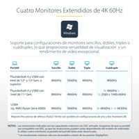 Miniatura 13 de Thunderbolt 4 Multi-Display Dock 7x USB