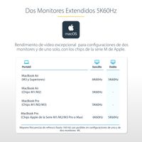 Miniatura 14 de Thunderbolt 4 Multi-Display Dock 7x USB
