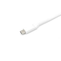 Miniatura 8 de CABLE USB-A MACHO USB-C MACHO USB 3.2 1M TRANSFERENCIA 5G 3A COLOR BLANCO