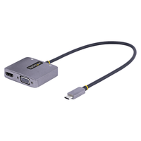 Miniatura 1 de USB C VIDEO ADAPTER HDMI/VGA - 4K 60HZ 3.5MM AUDIO 100W PD