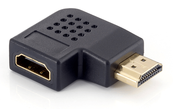 ADAPTADOR HDMI EQUIP MACHO - HDMI HEMBRA 90Âº 118910