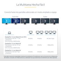 Miniatura 13 de ADAPTADOR USB-C DE 3 MONITORES HDMI DP HUB USB PD 10 0W