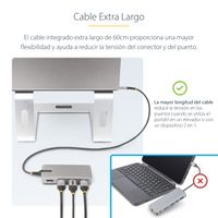 Miniatura 14 de ADAPTADOR USB-C DE 3 MONITORES HDMI DP HUB USB PD 10 0W