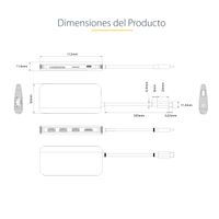Miniatura 20 de USB C MULTIPORT ADAPTER 4K 60HZ HDMI VIDEO/5GBPS USB HUB/100W PD