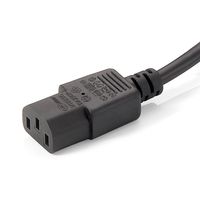 Miniatura 3 de CABLE ALIMENTACION EQUIP SHUKO 90º MACHO A 2 IEC HEMBRA 1.8M 112220